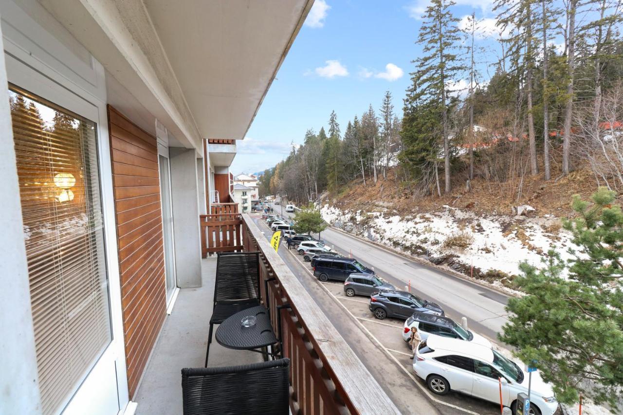 Appartement En Plein Centre De Crans Montana Eksteriør billede